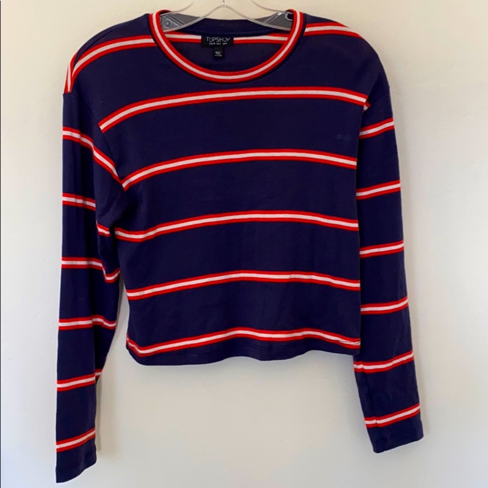 TopShop striped long sleeve tshirt